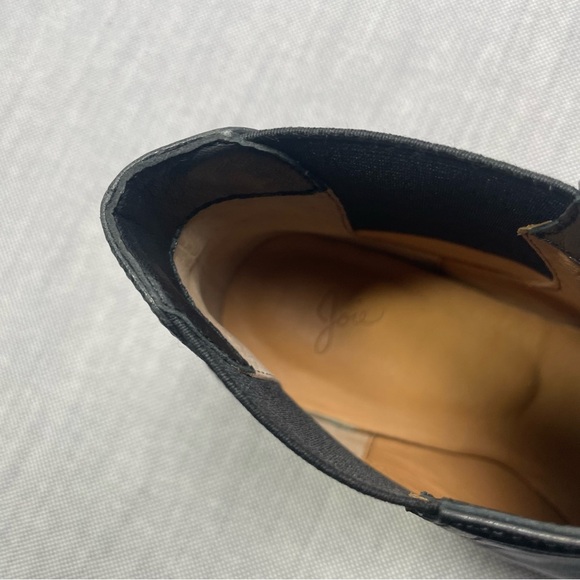 Joie Barleena Black Cone Heel Ankle Slip On Booties - Picture 11 of 11
